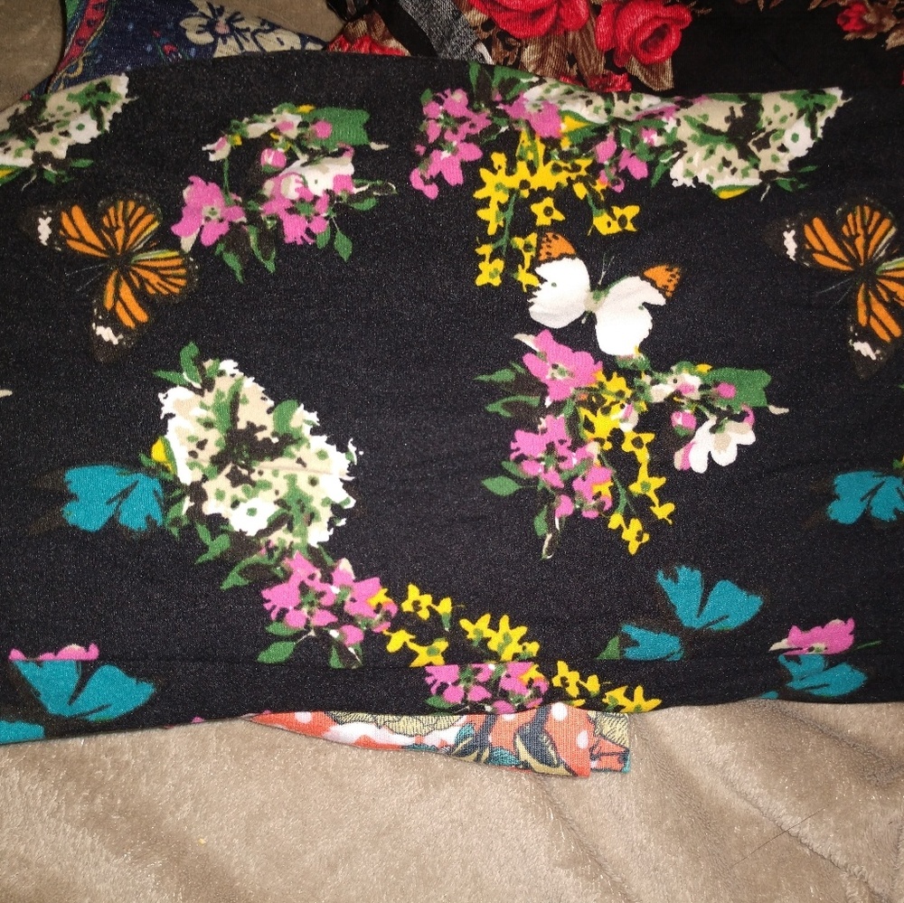 Lularoe floral, butterfly os